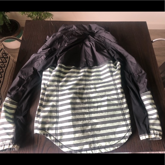 Lululemon Grey/Light Mint Zip-Up hoodie - Picture 2 of 8